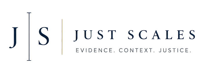 Just Scales — Evidence. Context. Justice.