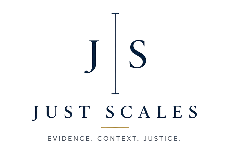 Just Scales — Evidence. Context. Justice.